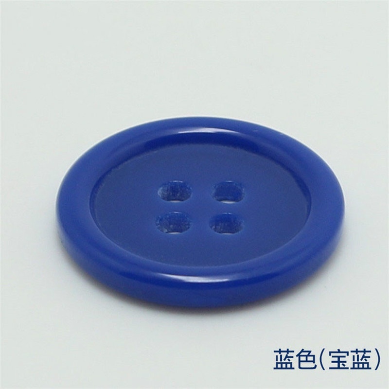 Set 100 Nút Nhựa 4 Lỗ 11.5 / 15mm Nhiều Màu
