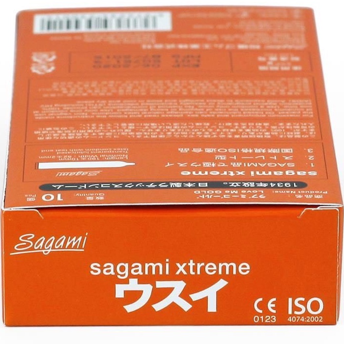 Bao cao su Sagami Orange kiểu truyền thống hộp 10 chiếc
