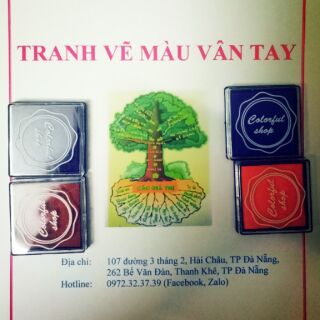 Bộ 20 màu vân tay và 15 tranh vẽ