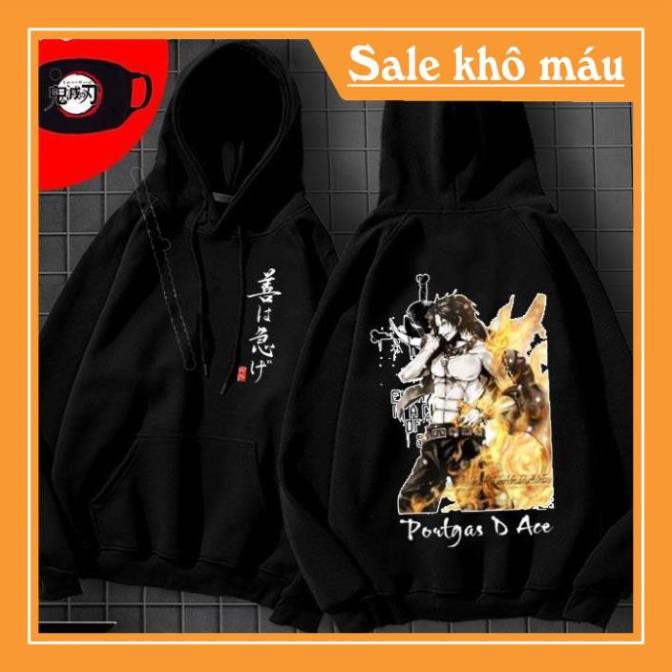 [ BÁN CHẠY ] Mẫu áo Hoodie Ace One Piece cực HOT khuyến mại khủng giá rẻ dẹp