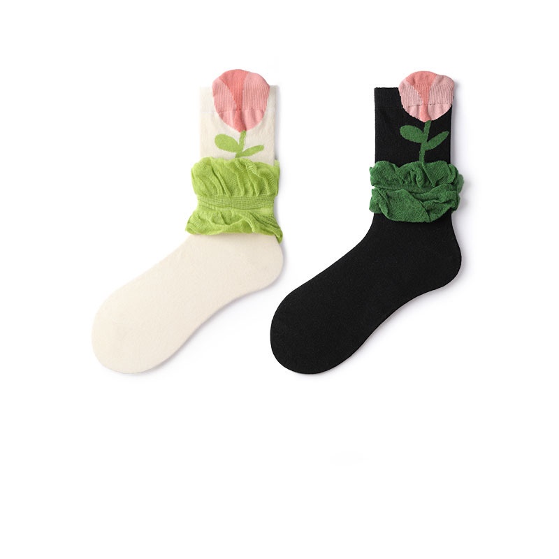 Vớ Ống Họa Tiết Hoa Thời Trang Mùa Hè Cho Nữ