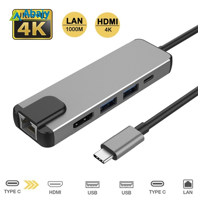 Bộ Chuyển Đổi Cổng Usb Type C Hub Sang Gigabit Ethernet Rj45 Lan Cho Macbook Pro Thunderbolt 3