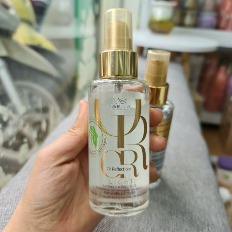 (Sale giá gốc - date 9/2022) Tinh Dầu Wella Oil Reflections Light Luminous 100ml