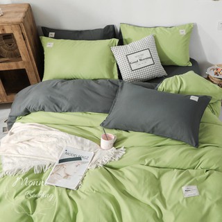 [HÀNG XUẤT NHẬT] BỘ CHĂN GA GỐI COTTON HÀN QUỐC TICI MÀU XANH PHỐI XÁM SIÊU ĐẸP