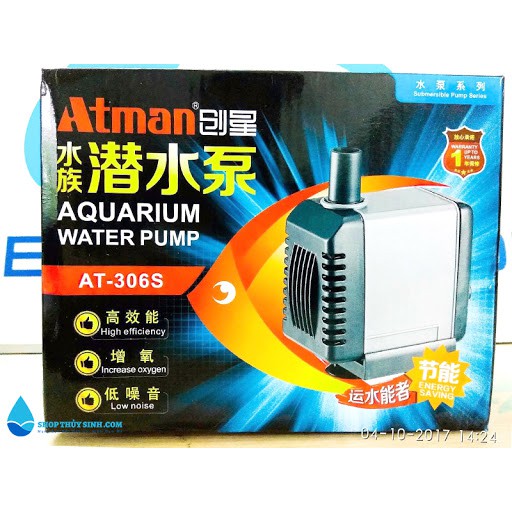 Máy bơm Atman 306S 27W 2000L máy bơm hồ cá