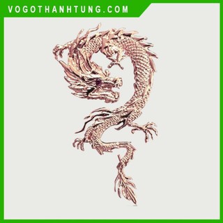 Rồng mạ vàng hồng  dán điện thoại 8800