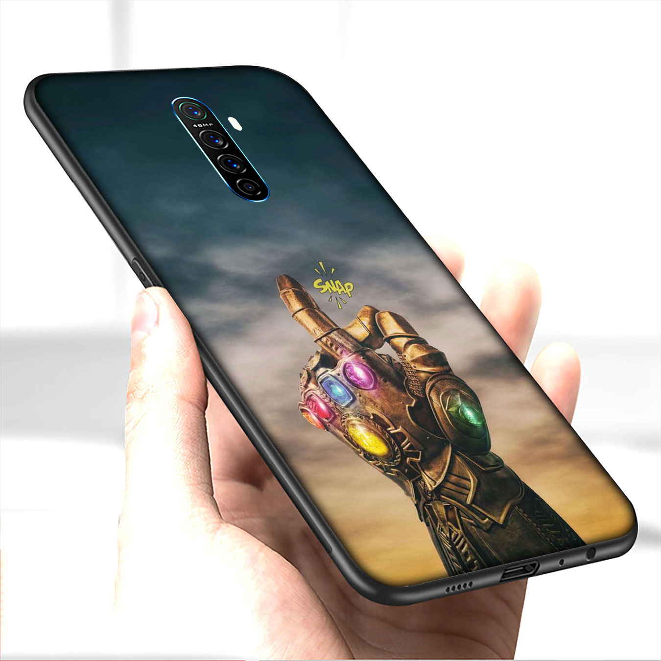 Ốp Điện Thoại Silicon Mềm In Hình Thanos Vs Avengers Marvel Cho Iphone 12 Mini 11 Pro Max Se 2020 12 Mini