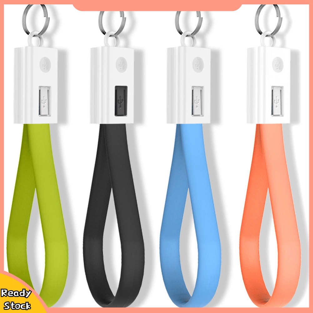 Dây cáp sạc Micro USB/Type-C kiêm móc khóa thích hợp cho Android iPhone