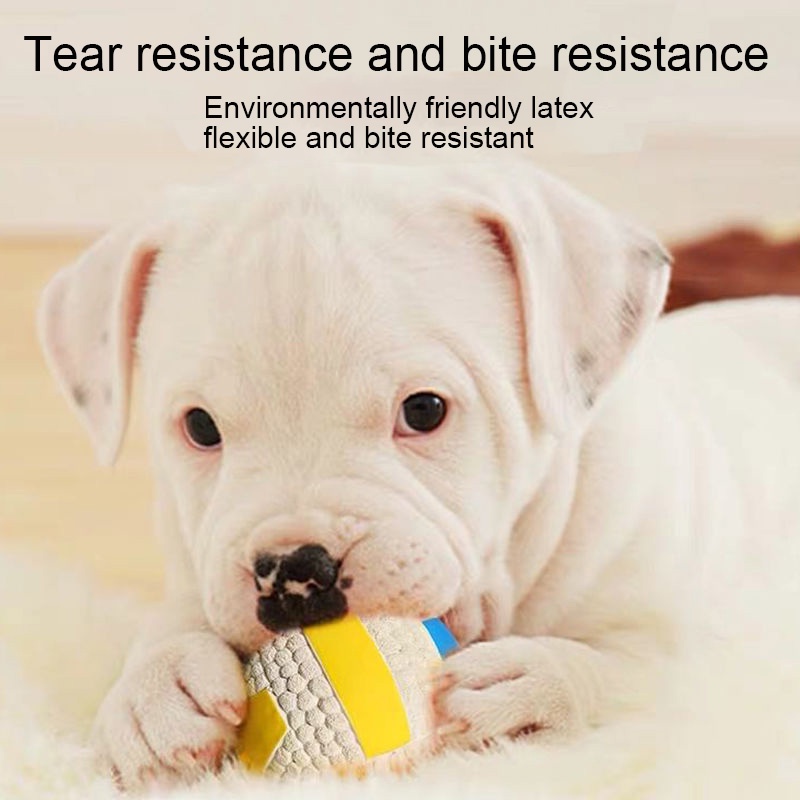 Đồ Chơi Quả Bóng Bầu Dục Đàn Hồi Cho Thú Cưng