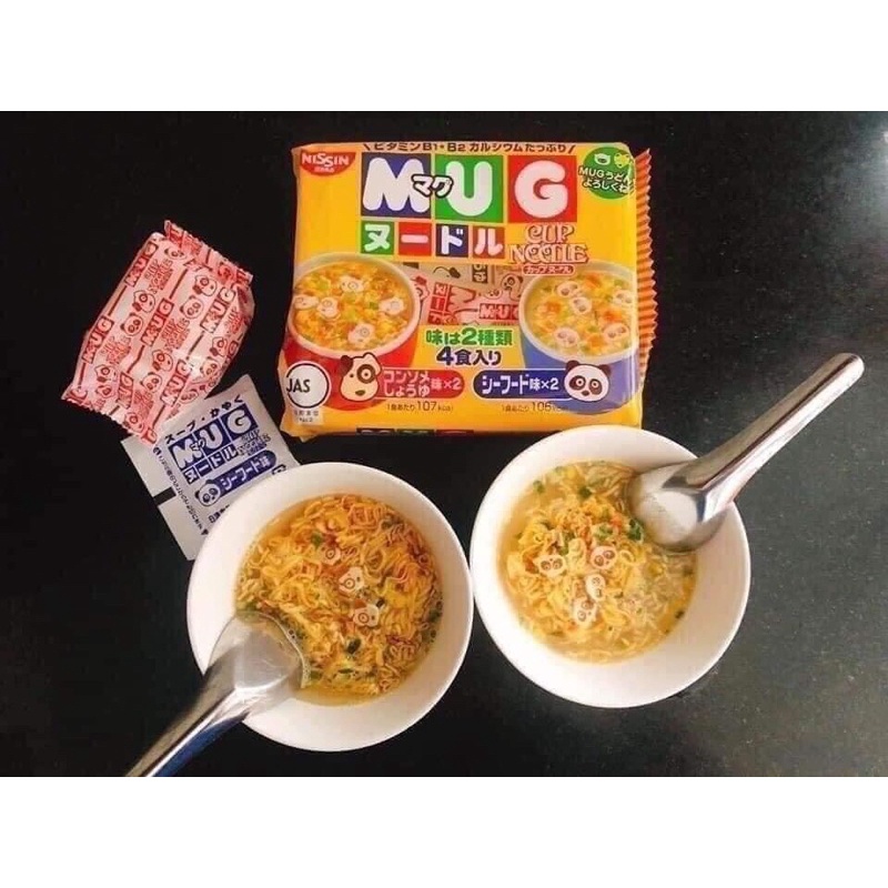 Mì Mug Nhật cho bé từ 1 tuổi date mới nhất 9/23