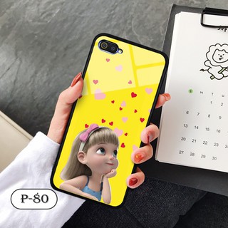 Ốp kính in hình cute Realme C2