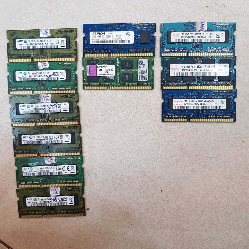 Ram Laptop 2GB DDR3 1333 Bóc Máy - BH 12 Tháng | BigBuy360 - bigbuy360.vn