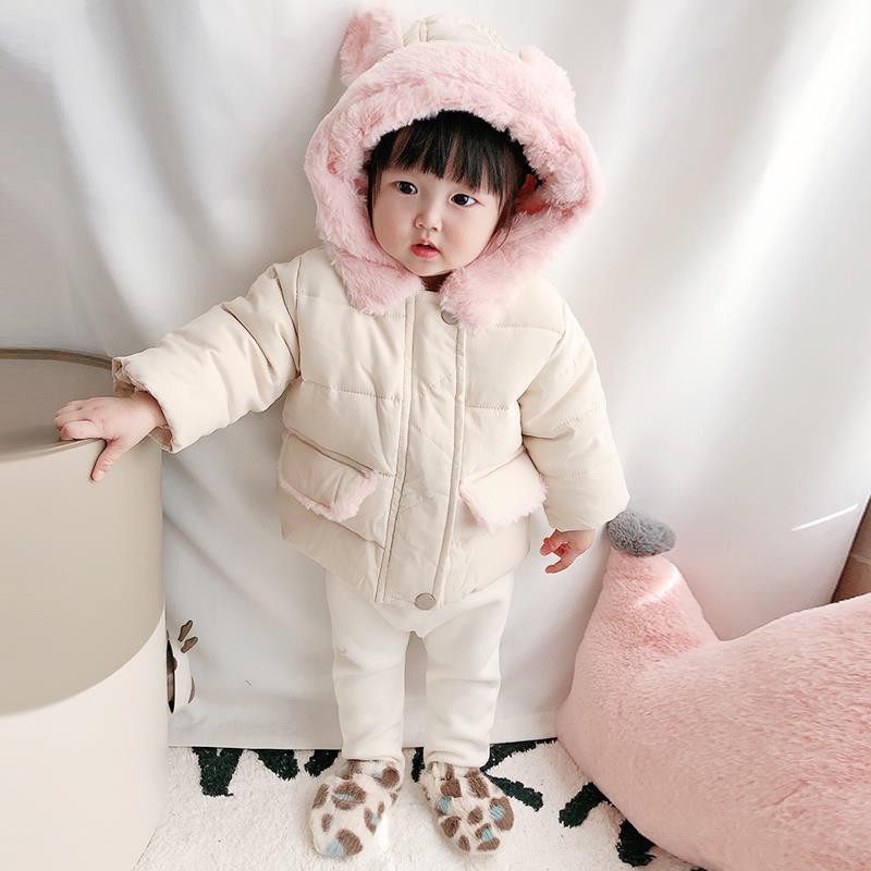 Áo Khoác Nhồi Bông Dày Phong Cách Công Chúa Thời Trang Mùa Đông 2020 Dành Cho Bé Gái ^ o ^ 2020