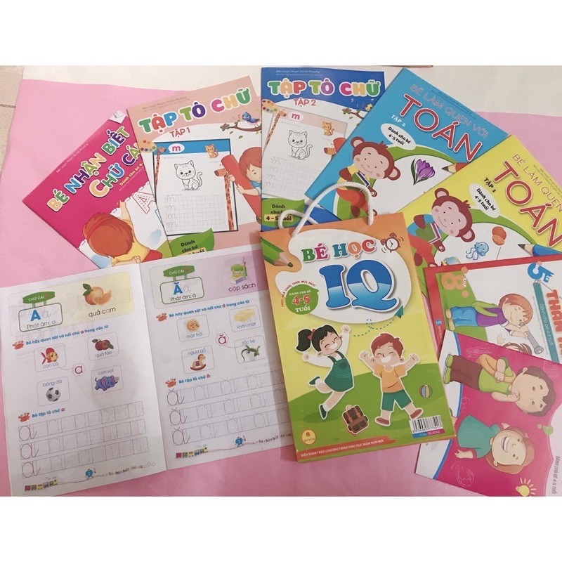 bộ sách cho bé từ 4-5 tuổi