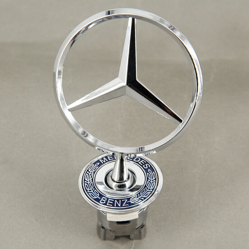 Biểu Tượng Logo Mercedes-Benz Gắn Trang Trí Đầu Xe Ô Tô