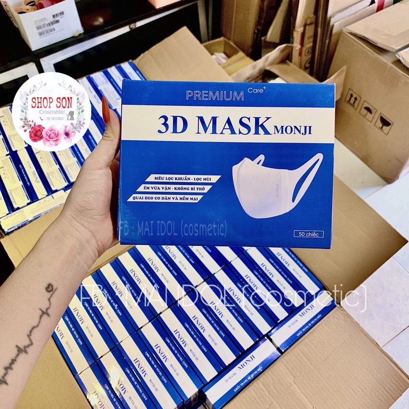 (Chính hãng) Hộp khẩu trang 3d mask Nam Anh công nghệ Nhật