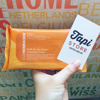 Khăn ướt tẩy trang OleHenriksen Cleansing Cloths