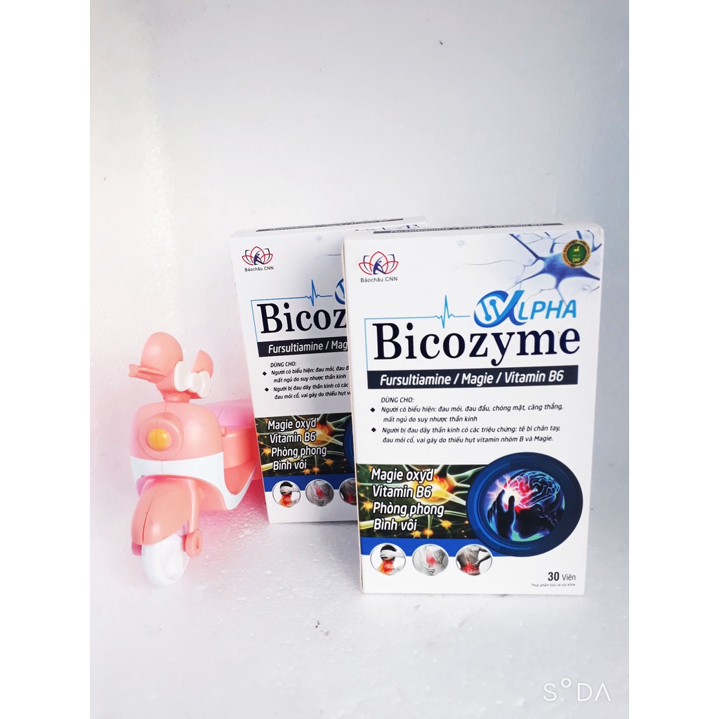 Viên bổ thần kinh BICOZYME, giảm suy nhược thần kinh, giảm tê bì chân tay, đau mỏi vai gáy; giảm đau đầu, căng thẳng
