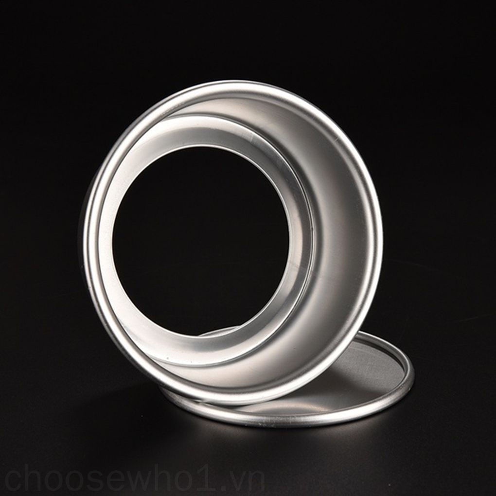 Bộ 2 Khuôn Làm Bánh Hình Tròn Bằng Hợp Kim Nhôm