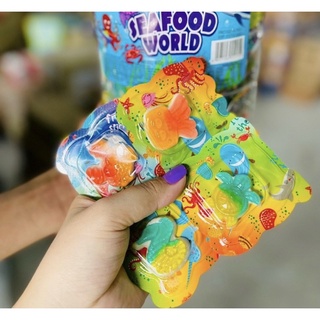 Kẹo dẻo hải sản seaboobword hình siêu dể thương
