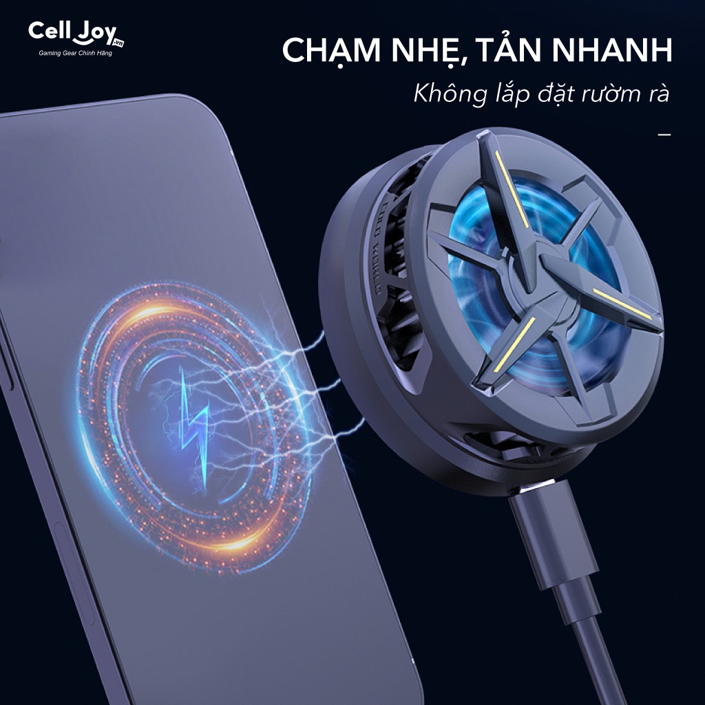Tản nhiệt MEMO CX01/CX02 sạc không dây nam châm quạt tản nhiệt điện thoại sò lạnh