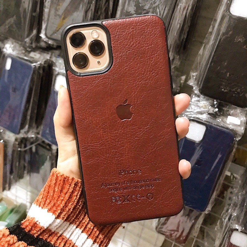 Ốp lưng iphone Da logo táo cho iPhone 6/6s/6spl/6pl/7/8/7pl/b8pl/X/Xsmax/ip11/ip11pro/ip11promax/12/12pro/12promax | BigBuy360 - bigbuy360.vn