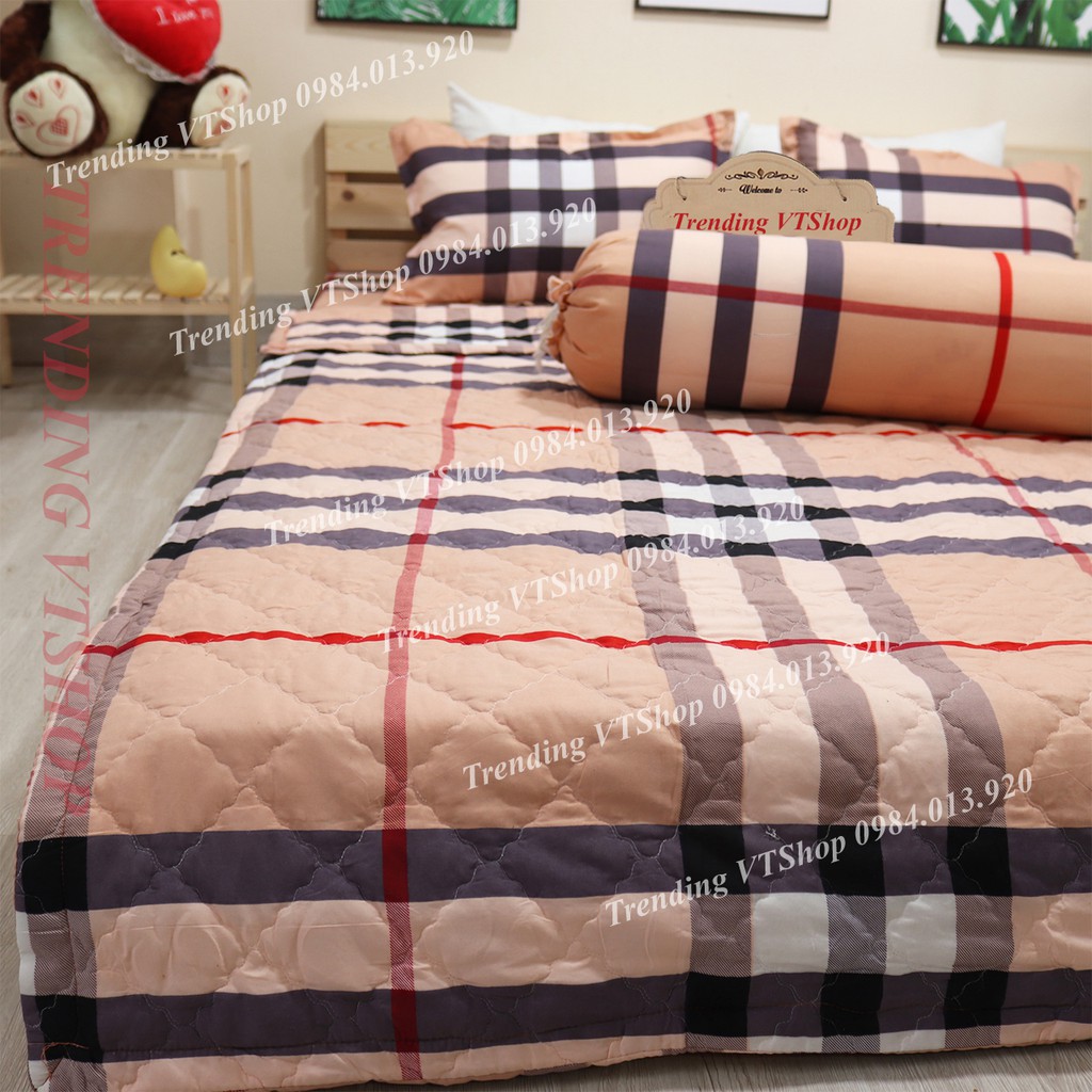 Bộ 5 món chăn hè ga gối Poly Cotton cực chất, siêu mềm mịn | BigBuy360 - bigbuy360.vn