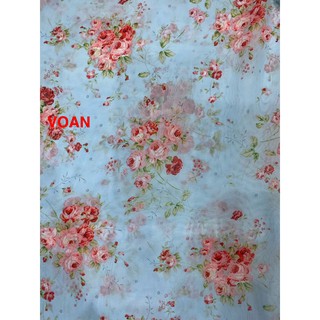 VẢI VOAN  HOA NHÍ - DÒNG VẢI THÔNG DỤNG - 1 MÉT X 1M5