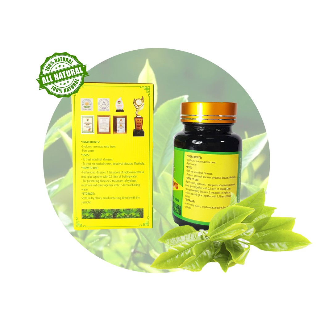 Cao Lá Đung Nguyên Chất Lọ 100g_Hỗ trợ chữa đau dạ dày hiệu quả
