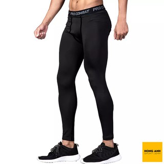 Quần legging nam chuyên thể thao, vải thun poly co giãn 4 chiều yinghu