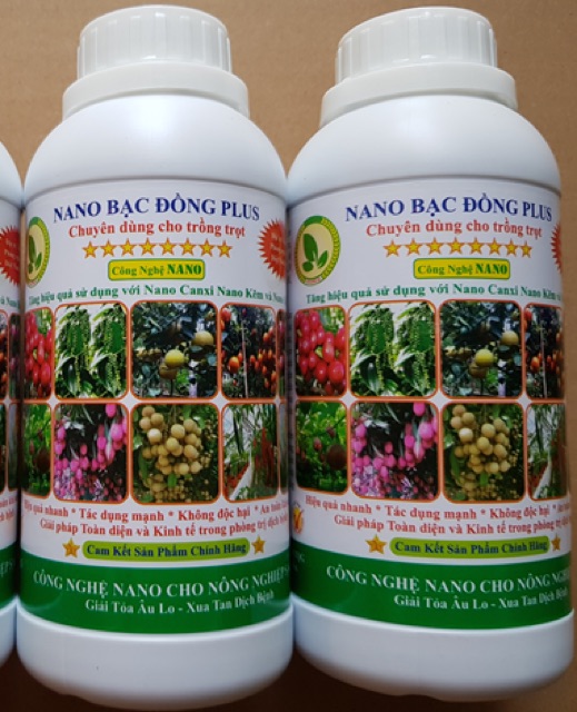 NANO BẠC ĐỒNG PLUS 500ml Thế Hệ Mới