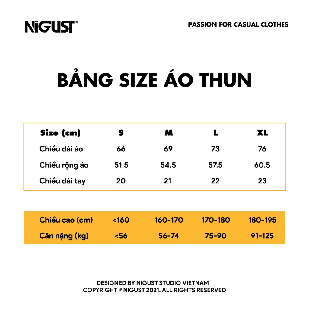 Áo thun Unisex Nigust Local Brand Basic Tee N000 phông trơn nam nữ oversize tay lỡ form rộng 4 màu