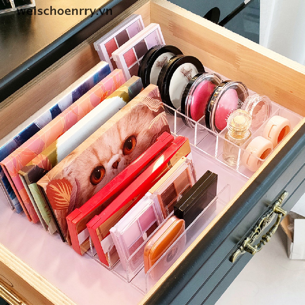 WW Eyeshadow Palette Organizer Eyepowder Storage Tray Rack Holder Makeup organizer WW