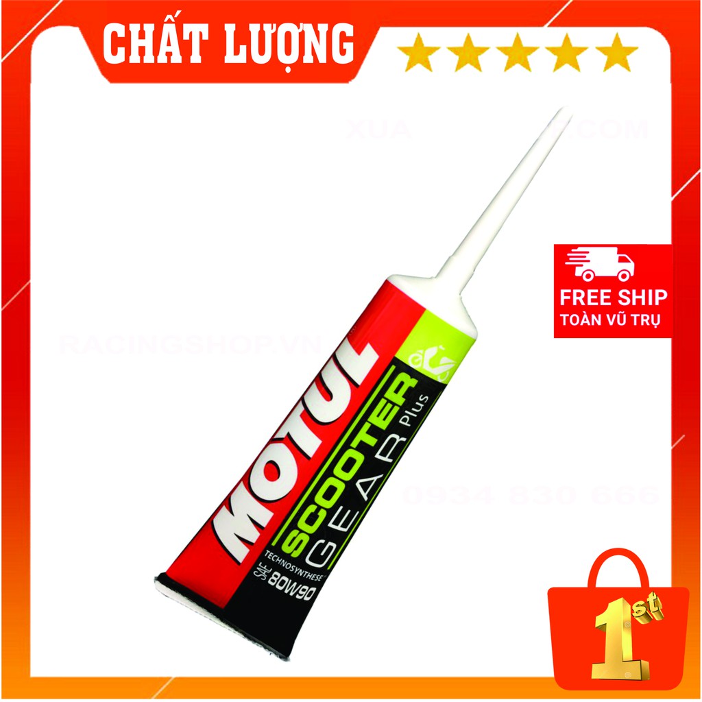 Nhớt hộp số MOTUL SCOOTER GEAR PLUS 80W90  Chống rỉ và chống ăn mòn động cơ  120 ml - Nhớt láp xe tay ga