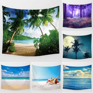 2 Phông Nền Trang Trí Hình Phong Cảnh Bãi Biển 150cm X 130cm