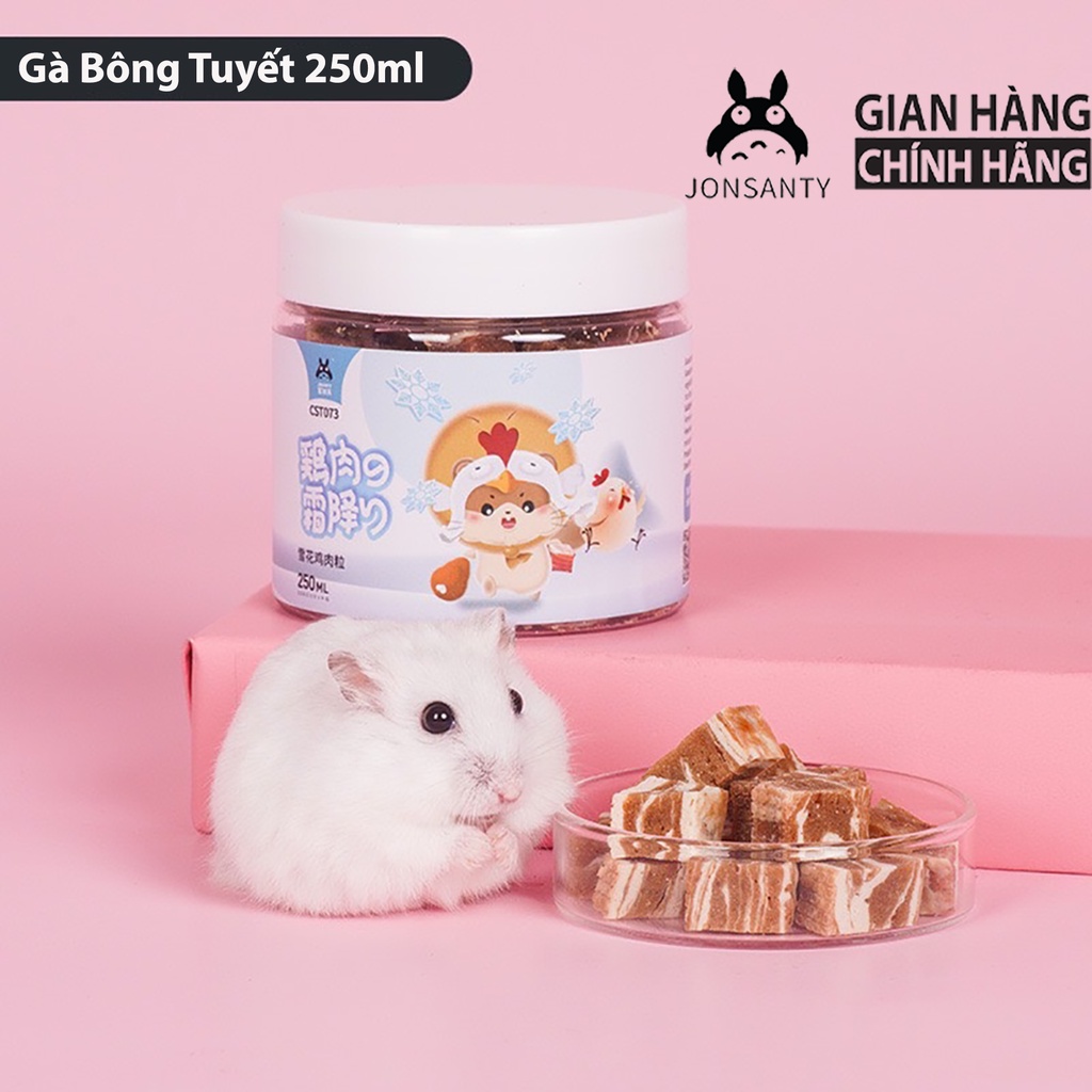 Snack cho thú cưng nhỏ hãng JONSANTY, chuột hamster, sóc bay, nhím kiểng, chim, bọ ú hộp mới mẫu mới