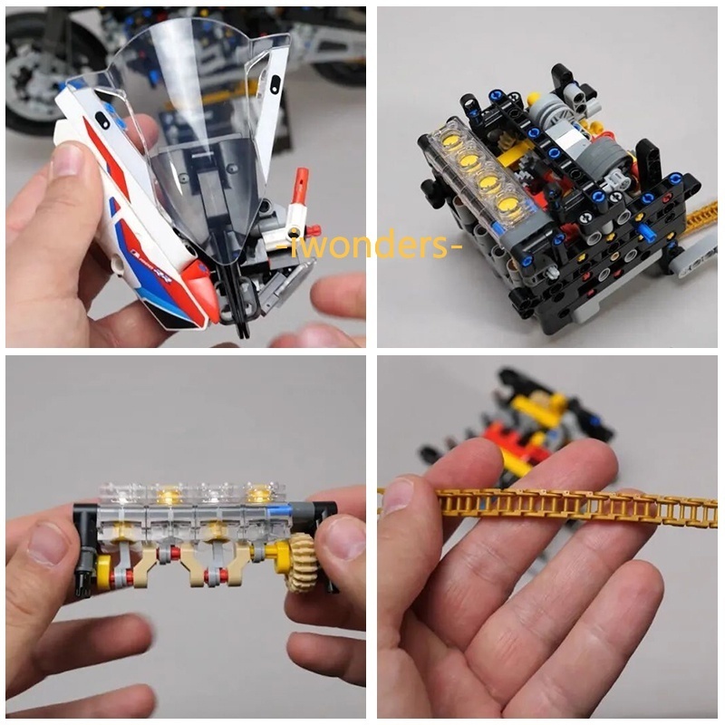 Set 1920 / 42130 Khối Lắp Ráp Xe Mô Tô BMW M 1000 RR MOC Kỹ Thuật Sáng Tạo Cho Bé Trai Kids education toys