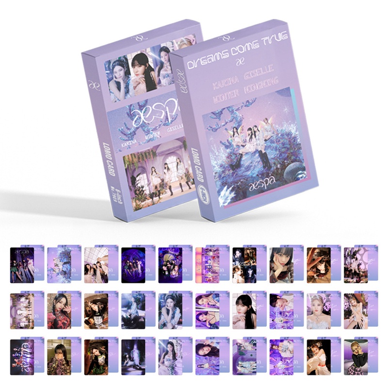 Tmdbyx Set 30 Thẻ Hình Lomo Các Thành Viên Nhóm Nhạc Kpop BTS/AESPA/Ehypen/GOT7