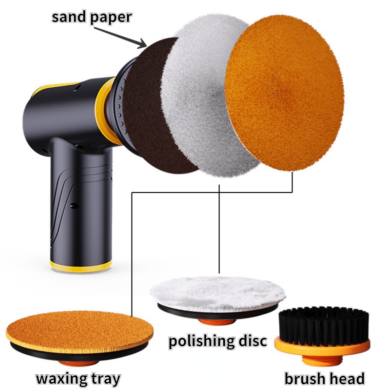 Máy Đánh Bóng Xe Hơi Máy Chà Nhám Không Dây Cầm Tay 4000mAH Có Thể Điều Chỉnh Tốc Độ