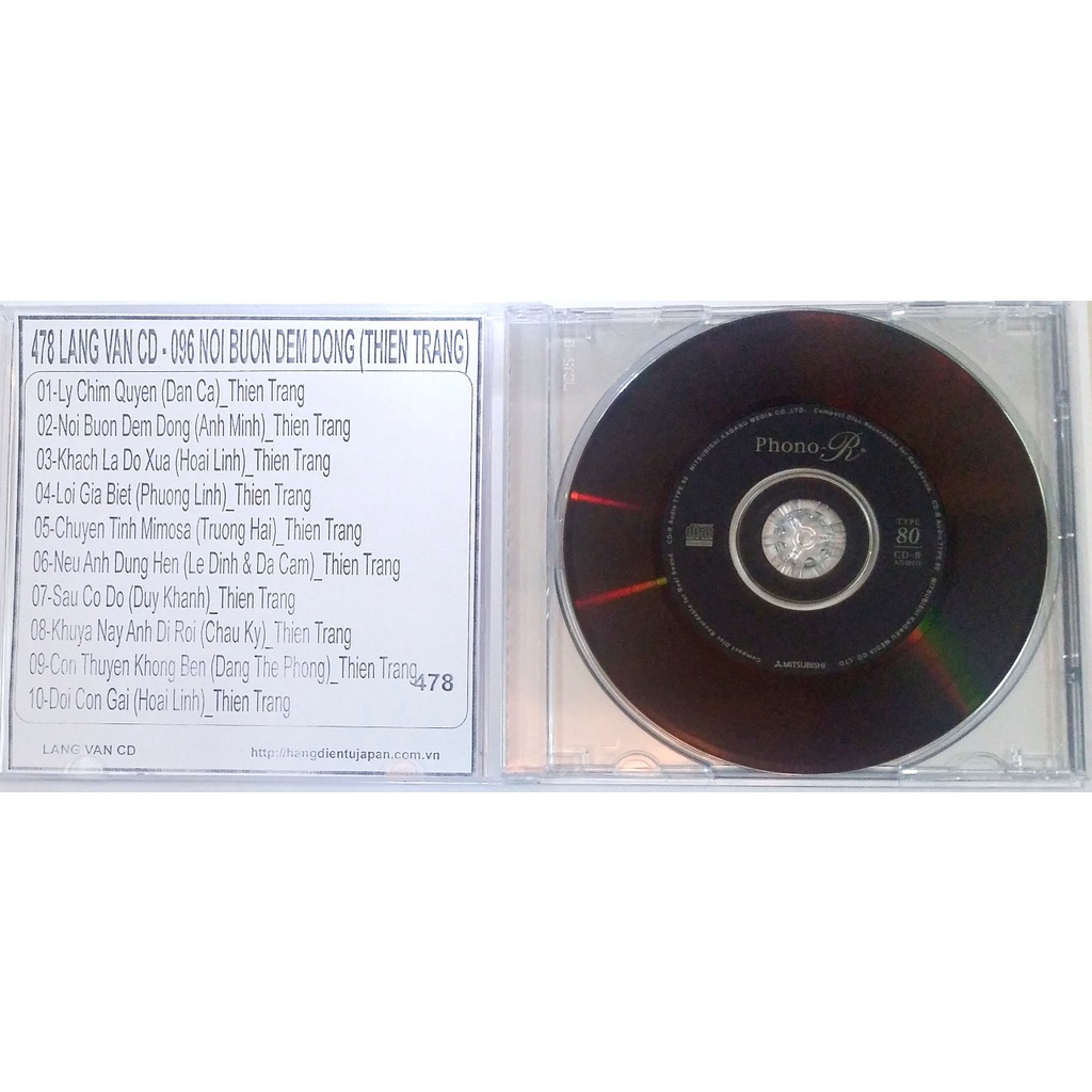 Bộ 7 dĩa ca sĩ thien trang