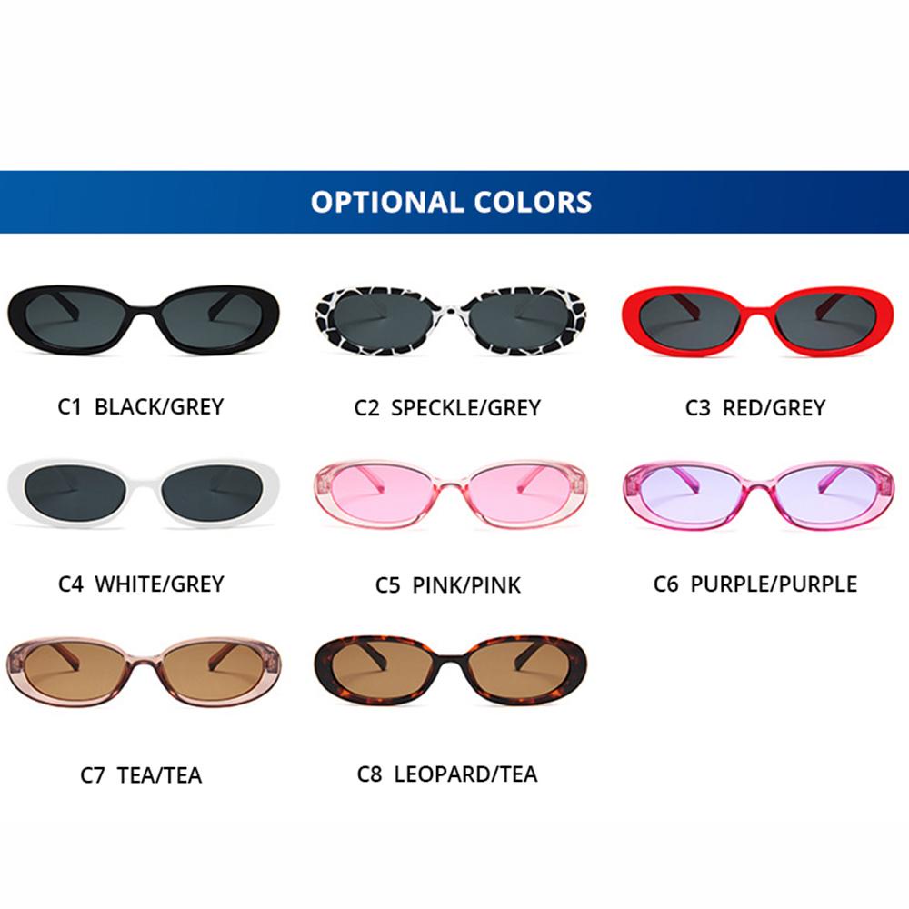 Kính Râm Gọng Oval Phong Cách Retro Thời Trang WMES15H