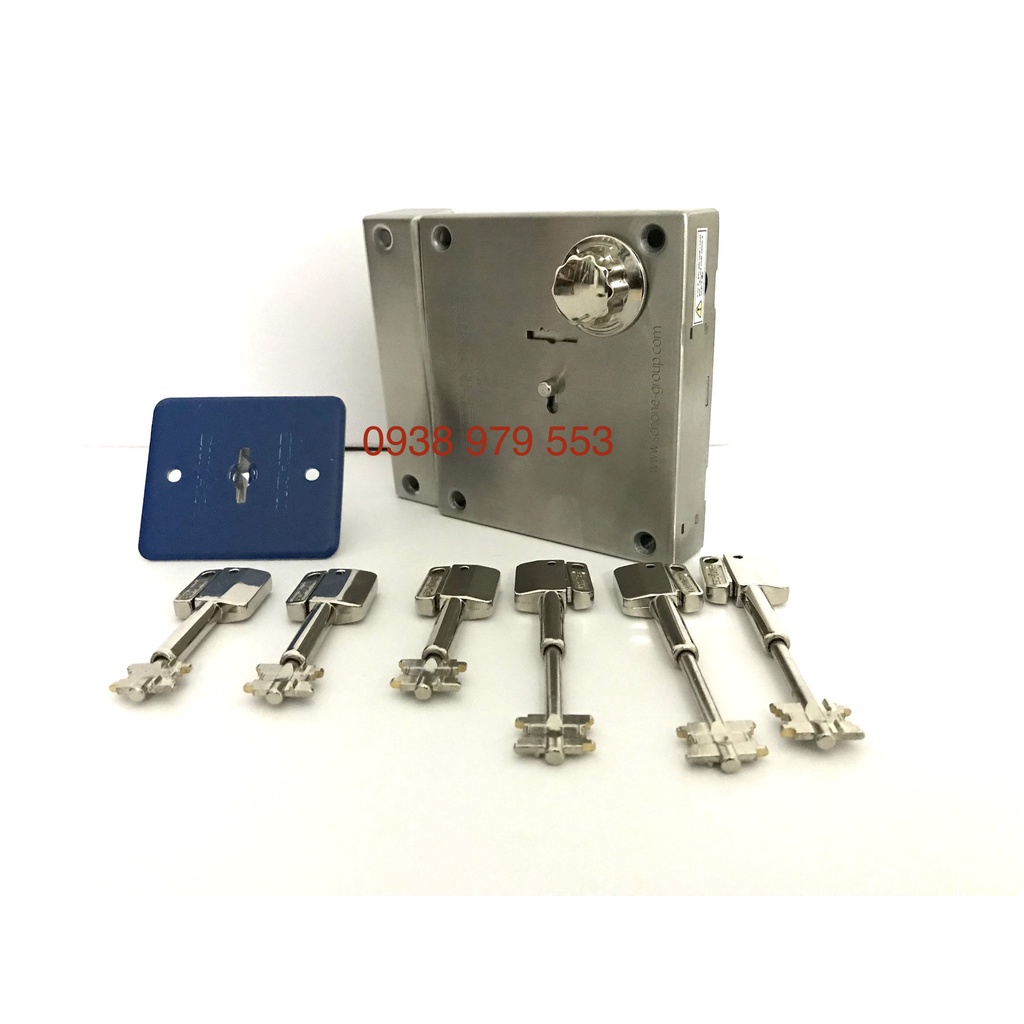 Ổ Khoá Cửa Cổng Xuất Xứ Đài Loan, Chất Liệu Inox 304, BH 5 Năm, Rất Bềnh - Schone sc 2168