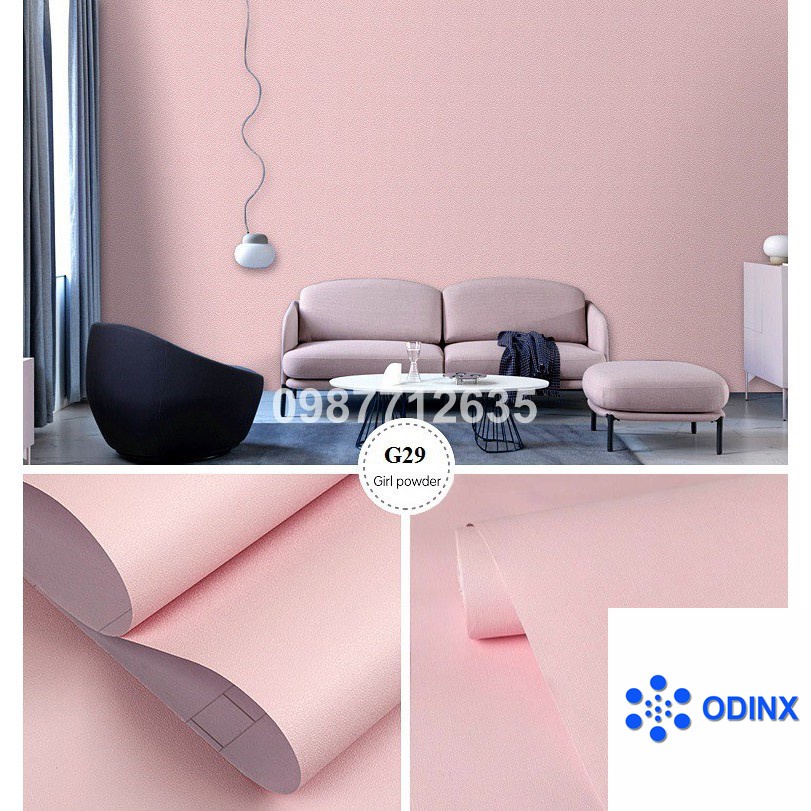 [SALE] 10m Giấy dán tường MỘT MÀU nhiều mẫu - khổ rộng 45cm (có sẵn keo)