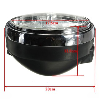Đèn pha xe mô tô 12V 35W 7inch