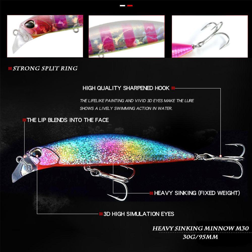 Mồi Câu Cá Giả 30G 95mm Chuyên Nghiệp