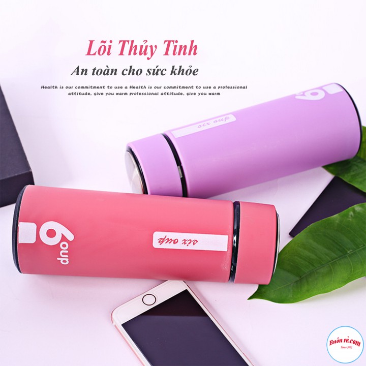 Bình Nước Giữ Nhiệt Lõi Thủy Tinh Dung Tích 350ml - br00412