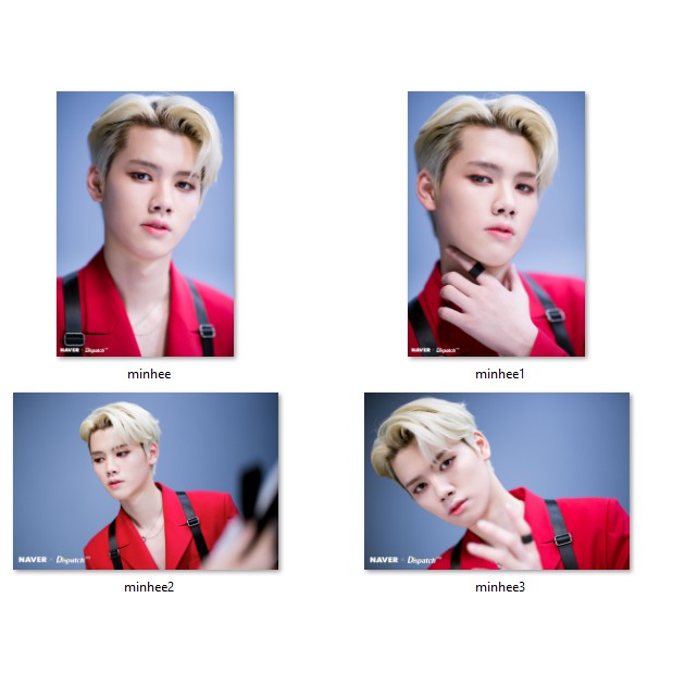 Postcard X1 bộ ảnh Flash của Naver x Dispatch kích thước 9x12 cm