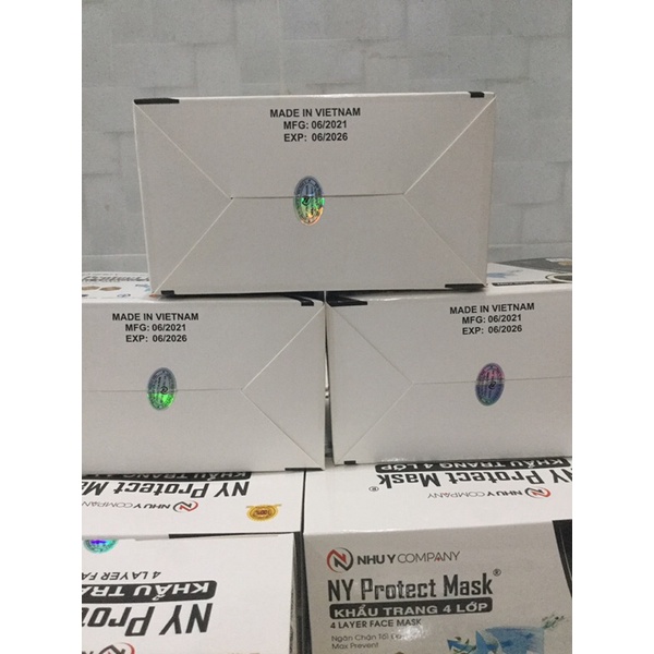 KHẨU TRANG Y TẾ 4 LỚP MÀU ĐEN NHƯ Ý