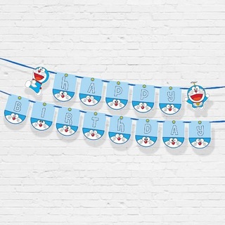 Set trang trí tiệc sinh nhật để bàn ĐOREMON
