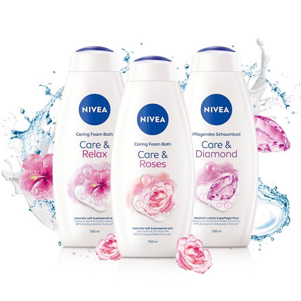 Sữa Tắm Dưỡng Da Hương Hoa Nivea 750ml